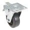 Vestil Rubber Swivel With Total Brake Caster 5 In. Diameter x 2 In. Width 440 lb Dark Black CST-VE-5X2MR-SWTB - alternate 7